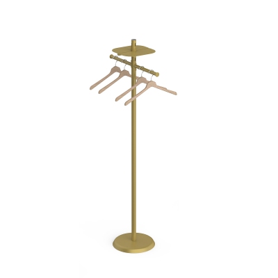 1318KA <b><mark>NEW</mark></b> - Piantana espositore da terra con braccia dritte e ripiani piccoli