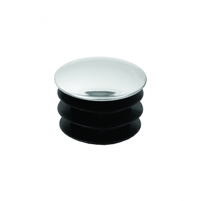 4022B - Copritesta tondo alettato Ø25 mm.