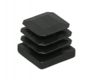 GIQ25737 - Piedino quadrato alettato 25x25 mm