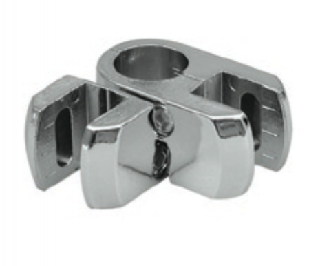 GIR25114 - Giunto snodato piatto, pannello-tubo/pannello