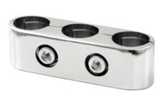 GIR25118 - Giunto piatto per 3 tubi paralleli