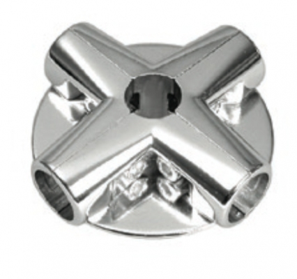 GIR25206 - Giunto a 6 vie con 4 portaripiani