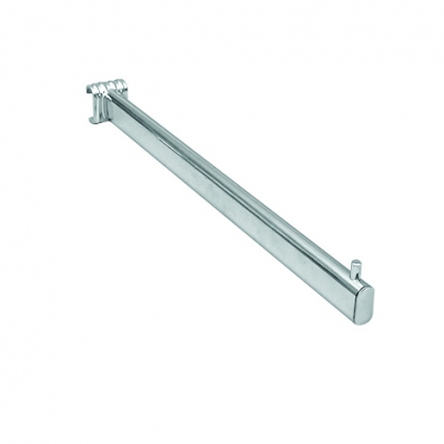 2054B - Straight arm 30x15, with oval tube fixing 30x15 mm.