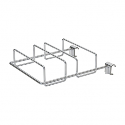 2121 - Skates or rackets holder with oval tube fixing 30x15 mm.