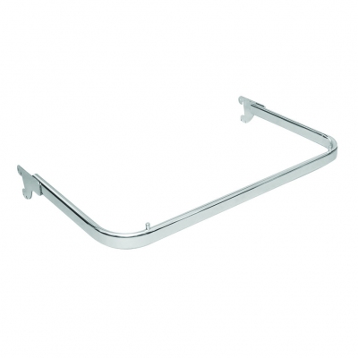 2240 - Clothes-hanger bar l=600 mm in oval tube 30x15 mm. 
