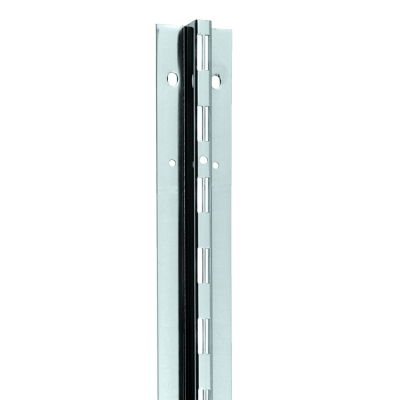 2402 - Metal profile with double slot, pitch 50 mm.