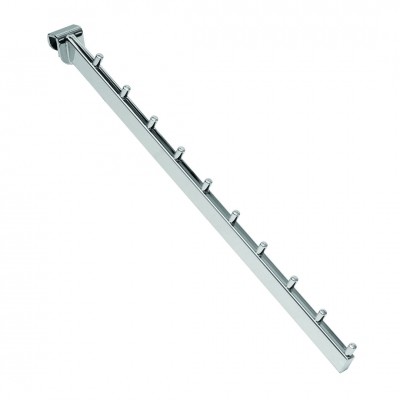 2461 - Inclined arm for rectangular tube 30x10 mm. Compatible with: 2440A/B/C, 2441A/B/C, 2445DX/SX, 2446A/B/C, 2447A/B/C, 4000X.