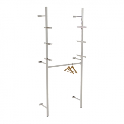 2610A KIT - Wall solution with 1 hanging and 3 shelves