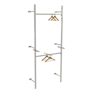 2611A KIT - Wall solution with 2 hanging and 1 shelf