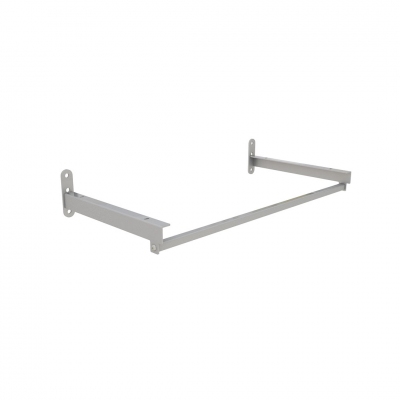 4146C - Pair of shelf brackets with hanging bar L 600 mm