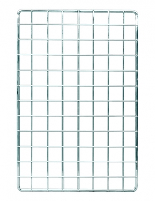 6056 - <b><mark>RUNNING OUT</mark></b> - Grill rack 400x600 with 50x50 mm mesh and single wire frame. Frame wire Ø 10 mm, mesh wire Ø 4 mm.