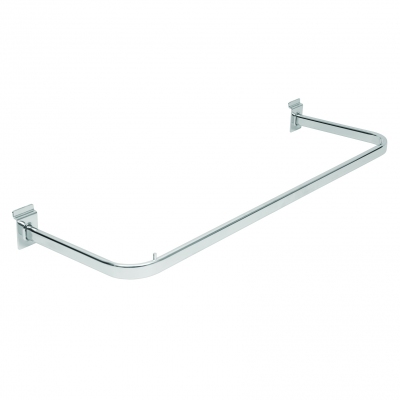8009C - Clothes-hanger bar pitch 900 mm in oval tube 30x15 mm.