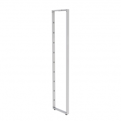 8812 - Pillar - vertical element h 1850 mm in tube 50x20 mm, with slots pitch 182,5 mm.