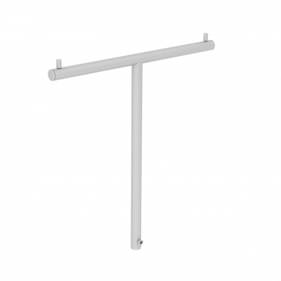 8887 - <b><mark>RUNNING OUT</mark></b> - T-shaped vertical bar for accessories for cash desk, in round tube Ø 16 mm.