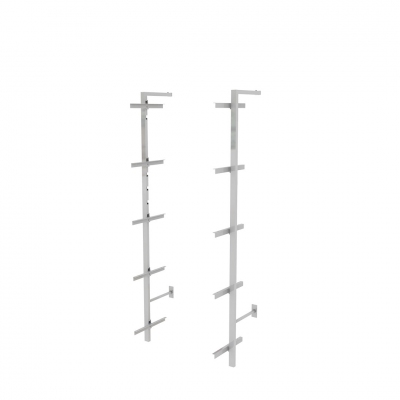 9463 KIT - Wall solution with uprights H 1820 mm, 