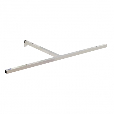 9655A - Shelf support with wall fastening pitch 600 mm, tube 15x15x1,5 mm.
