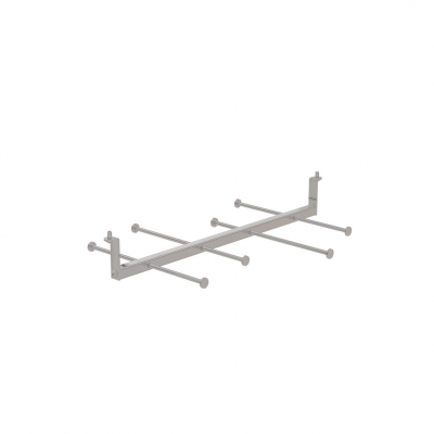 9691A - Belt-holder rail bar for wall displays l=442 mm.