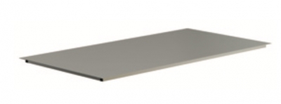 TABB200 - Laquered metal sheet shelf with frame in tube