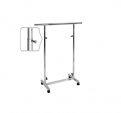 SST004B - Small clothes-stand. Wheels Ø50 mm