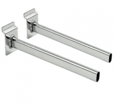 ST6061 - Couple of arms for clothes-hanger bars with fixing system for “dogato”.