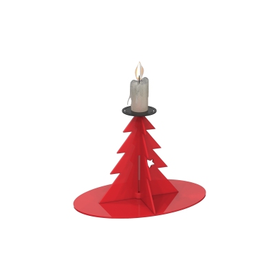 XMS0051 - Christmas tree-shaped candle holder